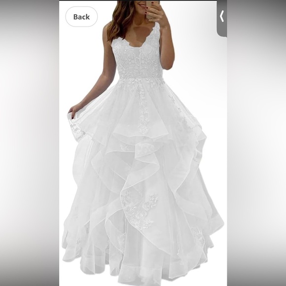 Lace Evening Gown - Picture 2 of 2